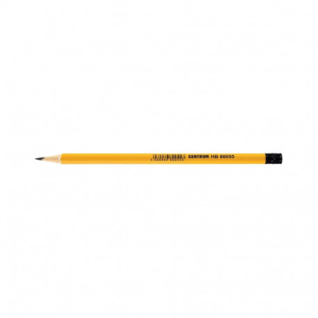 Regular pencil HB rubber sharpened faceted body CENTRUM