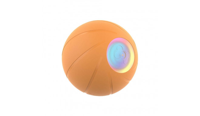 Interactive Cheerble Wicked Ball for Dogs (orange).