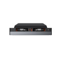 Hub Baseus T-Space with USB-C to USB-C cables for Tesla Cars (black)