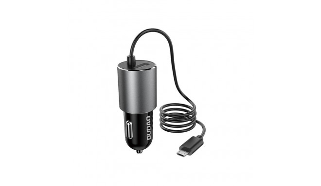 Car charger Dudao R5PROM, micro USB 17W (black)