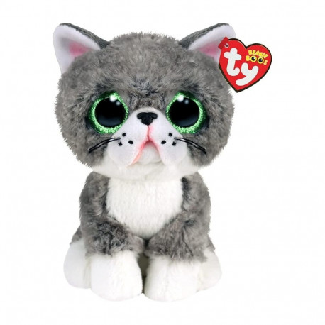 Plush toy Cat gray Fergus 15 cm