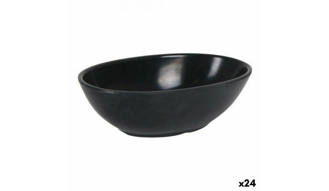 Snack Bowl La Mediterránea Melamin Anthracite (24 Units)