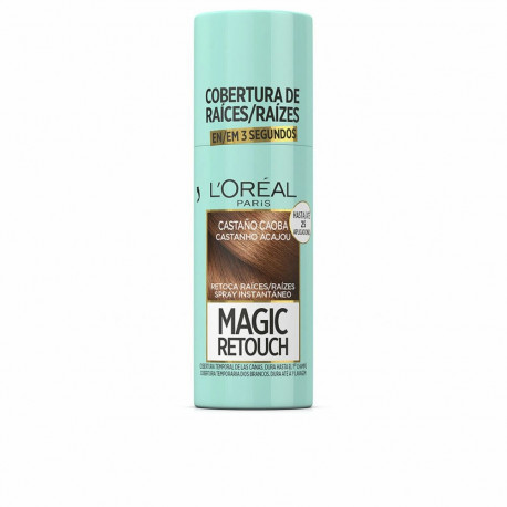 Ajutine Juuksejuurte Korrektorsprei L'Oréal Paris Magic Retouch Mahagonpruun Nº 6-Castano Caoba Spra