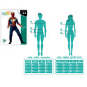 Costume for Adults Comic Hero (2 Pieces) - XS/S