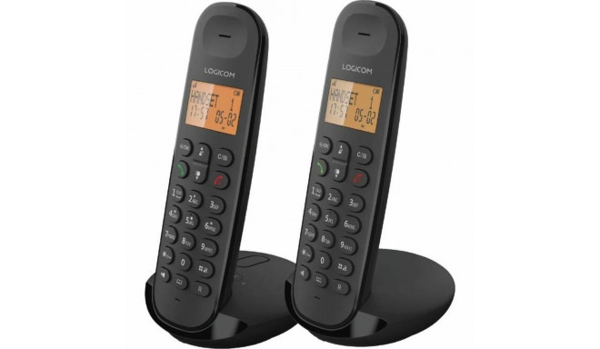 Стационарный телефон Logicom DECT ILOA 255T DUO Чёрный