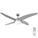 Ceiling Fan with Light EDM Caspio 60 W Chromed