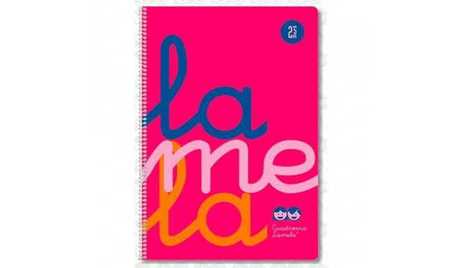 Notebook Lamela Fluor Pink Din A4 5 Pieces 80 Sheets