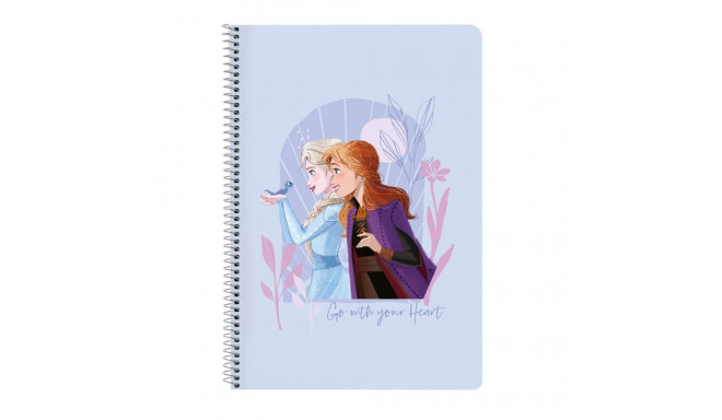 Notebook Frozen Believe Lilac A4 80 Sheets