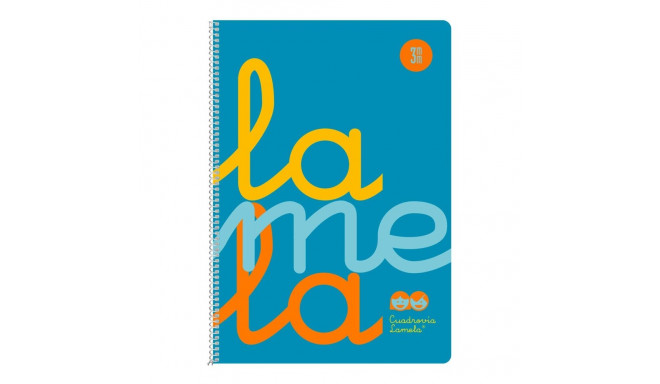 Notebook Lamela Fluorine Blue Din A4 5 Pieces 80 Sheets