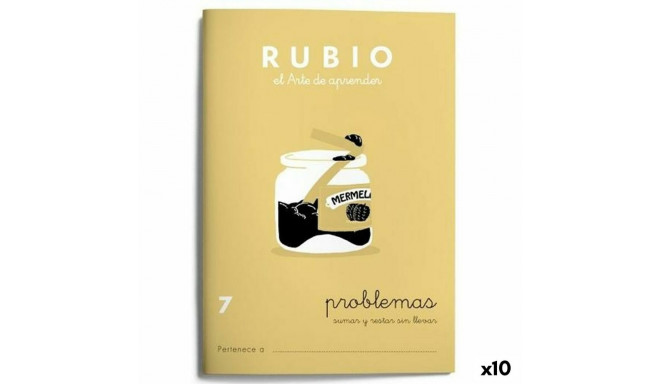 Matemātikas piezīmju grāmatiņa Rubio Nº 7 A5 Spāņu 20 Loksnes (10 gb.)