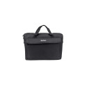 Manhattan London Laptop Bag 17.3&quot;, Top Loader, Black, LOW COST, Accessories Pocket, Shoulde