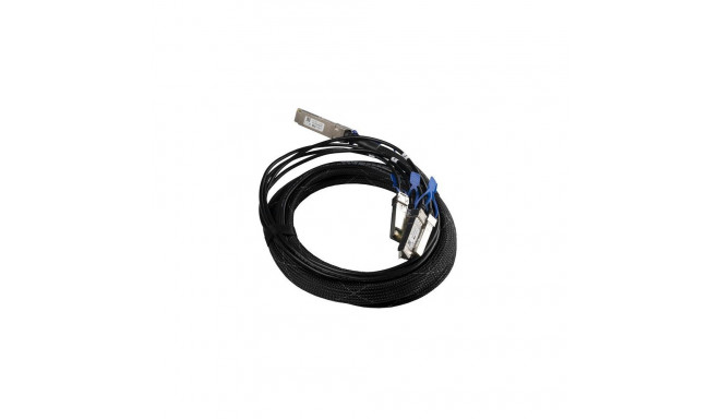 Mikrotik XQ+BC0003-XS+ InfiniBand/fibre optic cable 3 m QSFP28 4x SFP28 Black, Chrome