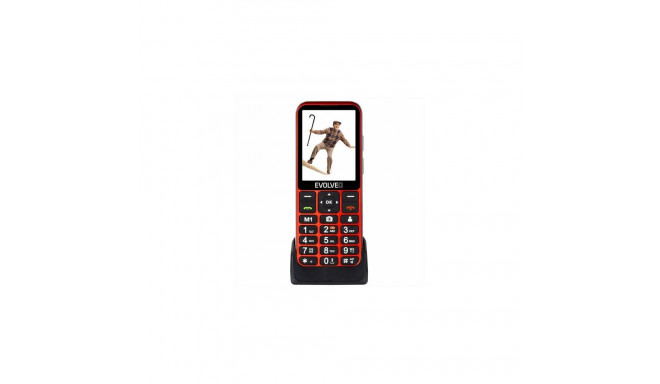 Evolveo EasyPhone ESLTRD mobile phone 7.11 cm (2.8&quot;) 105 g Red Senior phone