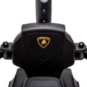 Jeździk chodzik dla dzieci na roczek Lamborghini Essenza SCV12 z pchaczem, obejmą i podnóżkami, biał