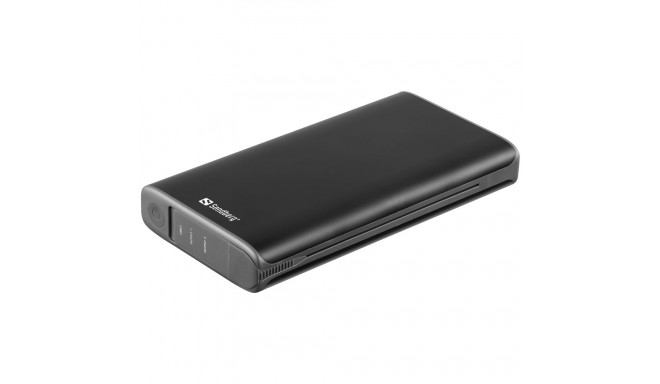 Akupank/Mobiilne akupakk Sandberg Solar Powerbank 25000mAh, 2x USB, USB-C 3A PD max 18W, IPX4, 4 päi