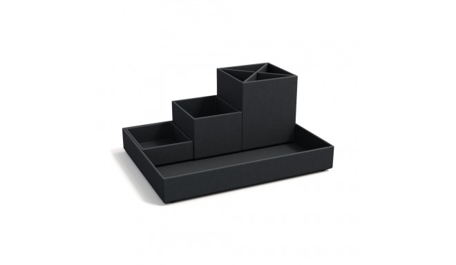 Kirjatarvete alus Lena Bigso Box, Paper Laminate Dark Grey 456
