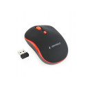 Gembird MOUSE USB OPTICAL WRL BLACK/RED MUSW-4B-03-R