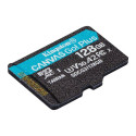 Kingston 128GB microSDXC Canvas Go Plus 170R A2 U3 V30 Single Pack w/o ADP