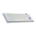 LOGITECH G PRO X TKL LIGHTSPEED Mechanical Gaming Keyboard - WHITE - US INT'L - TACTILE