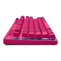 LOGITECH G PRO X TKL LIGHTSPEED Mechanical Gaming Keyboard - MAGENTA - US INT'l - TACTILE