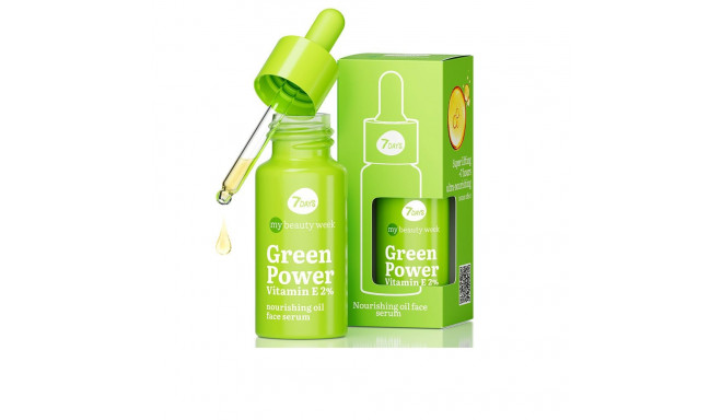 7DAYS GREEN POWER VITAMIN E 2% aceite nutritivo suero facial 20 ml