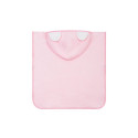 Bocioland hooded baby poncho pink BL181