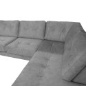 Corner sofa HEIVI RC, grey velvet