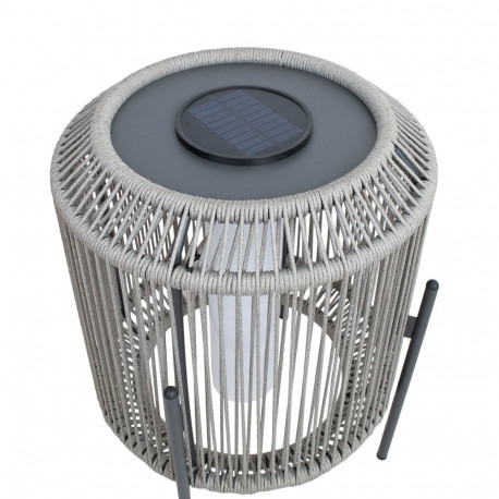 Aiavalgusti BREDAMI päikesepaneeliga, hall