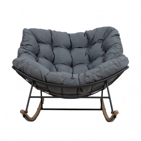 Rocking chair ROYAL dark grey