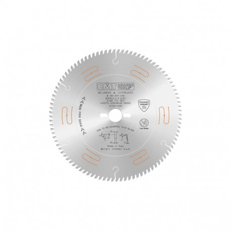CIRCULAR SAW BLADE CHROME HW 250X3.2/2.2X30 Z80 TCG-3°NEG