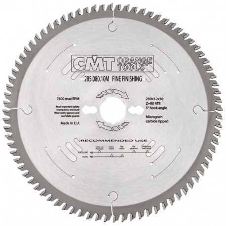 FINE FINISHING SAW BLADE 350X3.5/2.5X30 Z108 15ATB
