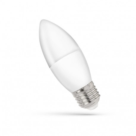 LED ŚWIECOWA E-27 230V 8W WW SPECTRUM