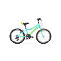 Laste jalgratas ROMET Rambler KID 1 (2023) 20", sinine-roheline-kollane