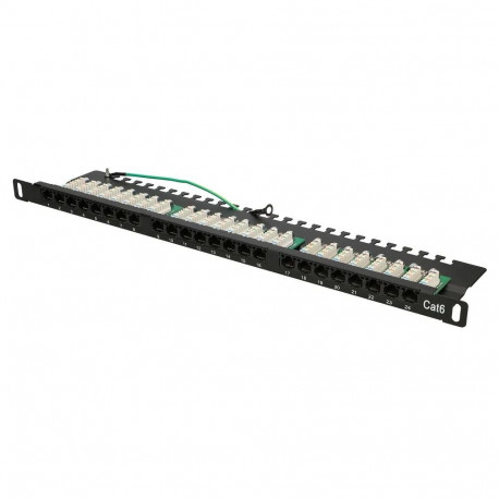 Extralink patch-paneel CAT6 UTP 0.5U, 24 porti
