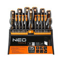 Set of screwdrivers and screwdriver bits Neo Tools 37 items