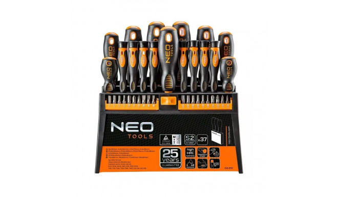 Set of screwdrivers and screwdriver bits Neo Tools 37 items