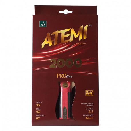 Atemi lauatennisereket 2000 Pro CONCAVE uus