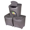 Prosperplast SORTIBOX Rectangular Gray Plastic