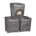 Prosperplast SORTIBOX Rectangular Gray Plastic