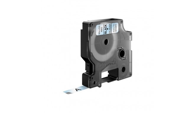DYMO D1 Standard - must läbipaistev - 9mm