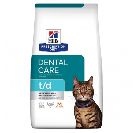HILL'S PRESCRIPTION DIET Feline t/d kuiv kassitoit kana 1,5 kg