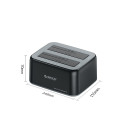 Storage Docking Station - Orico 2x SATA 2.5"/3.5" USB-C 10Gbps