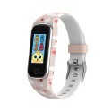 Denver BFK-312P children's fitness wristband for activity monitoring pink and white