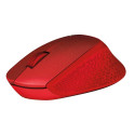 Logitech mouse M330 Silent Plus, red