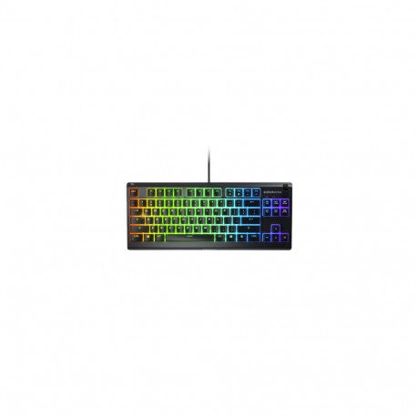 SteelSeries mänguklaviatuur Apex 3 tenkeyless RGB LED valgus US juhtmega vaiksed lülitid