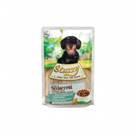 STUZZY Shreds with rabbit and vegetables - wet dog food - 100 g