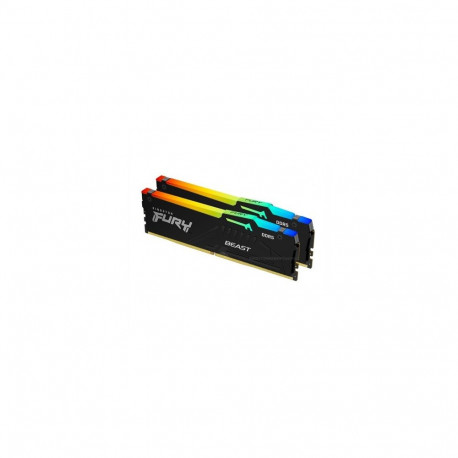 Kingston Technology FURY Beast DIMM 32GB 5200MT/s DDR5 CL40 (2 mooduli komplekt) RGB