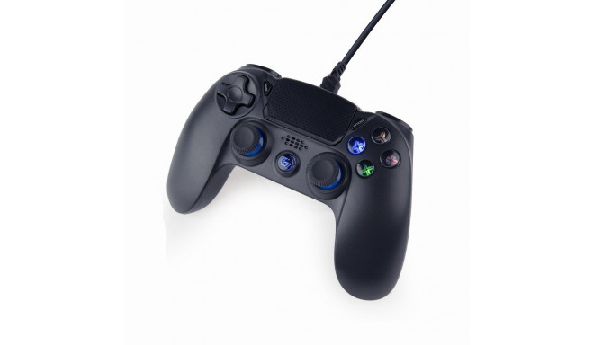 Gembird JPD-PS4U-01 juhtmega USB mängupult PS4 / PC, must