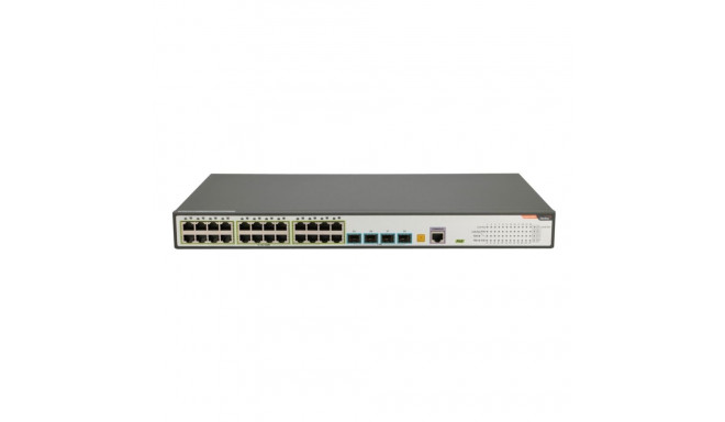 FiberHome S4820-28T-X-PE-AC võrgulüliti Hallatav L2/L3 Gigabit Ethernet (10/100/1000) Toite üle Ethe