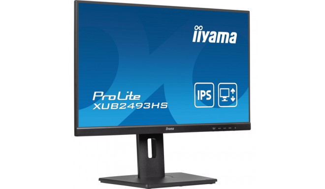 iiyama ProLite XUB2493HS-B6 arvutimonitor 60.5 cm (23.8") 1920 x 1080 pikslit Full HD LED must